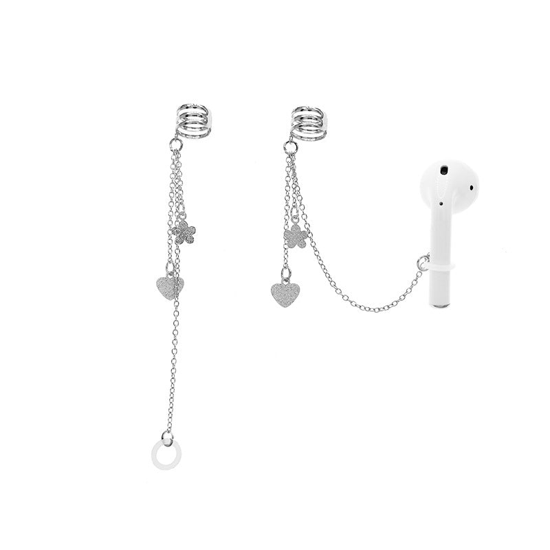Earphone Series Apple Universal Love Tassel Letter Multiple Earrings