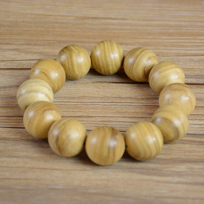 Women's & Men's Milk Eaglewood Fragrance Wooden Old Materials Bracelets