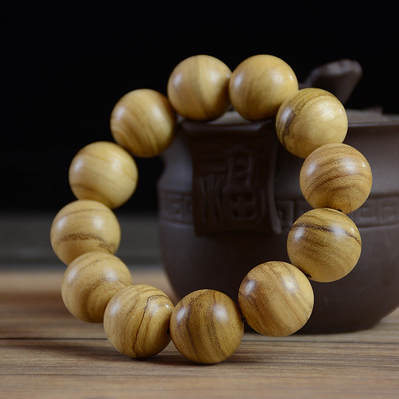 Women's & Men's Milk Eaglewood Fragrance Wooden Old Materials Bracelets