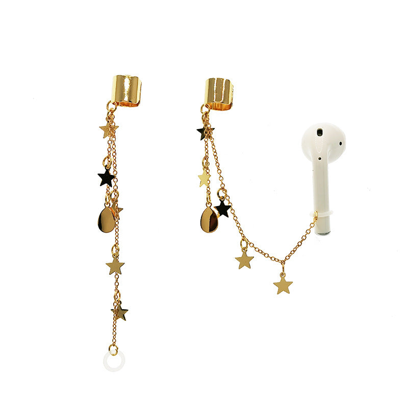 Earphone Series Apple Universal Love Tassel Letter Multiple Earrings