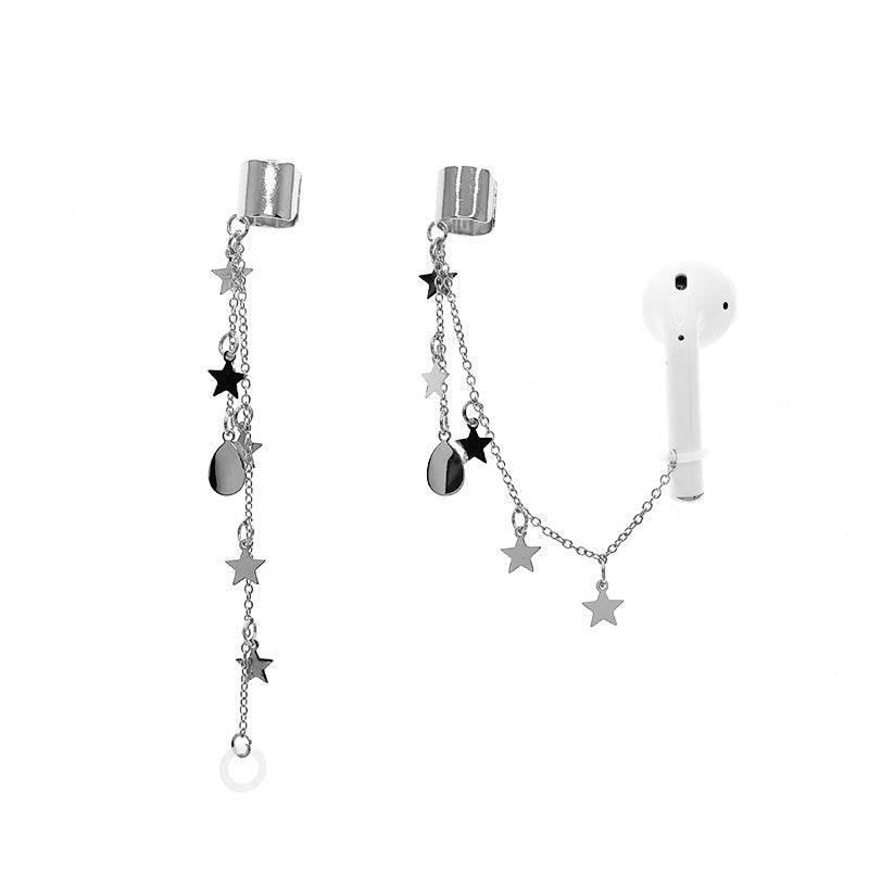 Earphone Series Apple Universal Love Tassel Letter Multiple Earrings