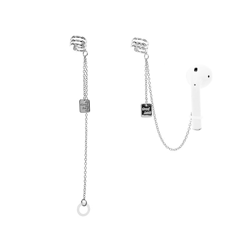 Earphone Series Apple Universal Love Tassel Letter Multiple Earrings