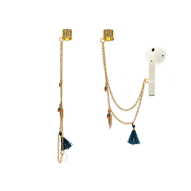 Earphone Series Apple Universal Love Tassel Letter Multiple Earrings