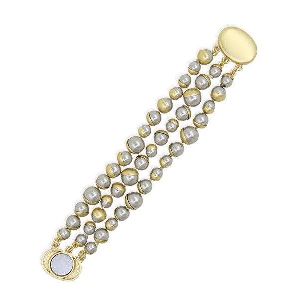 Women's Optional Trendy Copper Pearl Neck Exaggerated Necklace