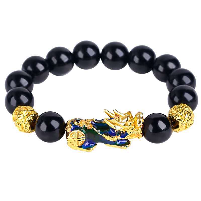 Women's & Men's Exquisite For Couple Imitation Gold Buddha Bracelets