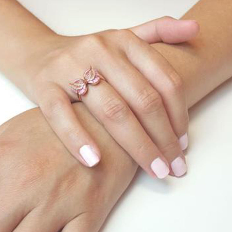 Butterfly Epoxy Creative Style Animal Shape Rings