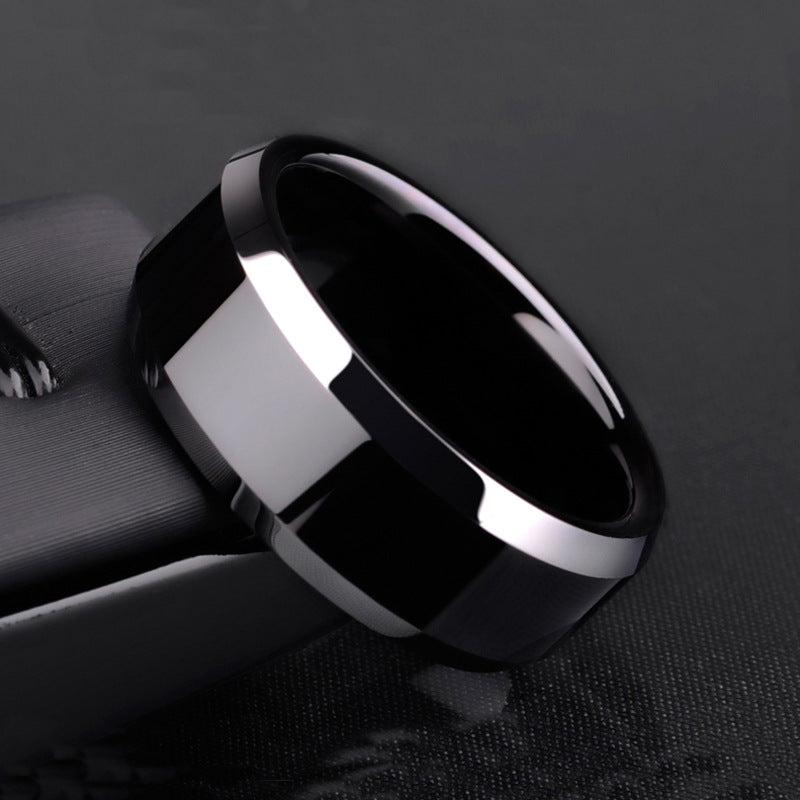 Women's & Men's Simple Style Personality Finger Stainless Steel Rings