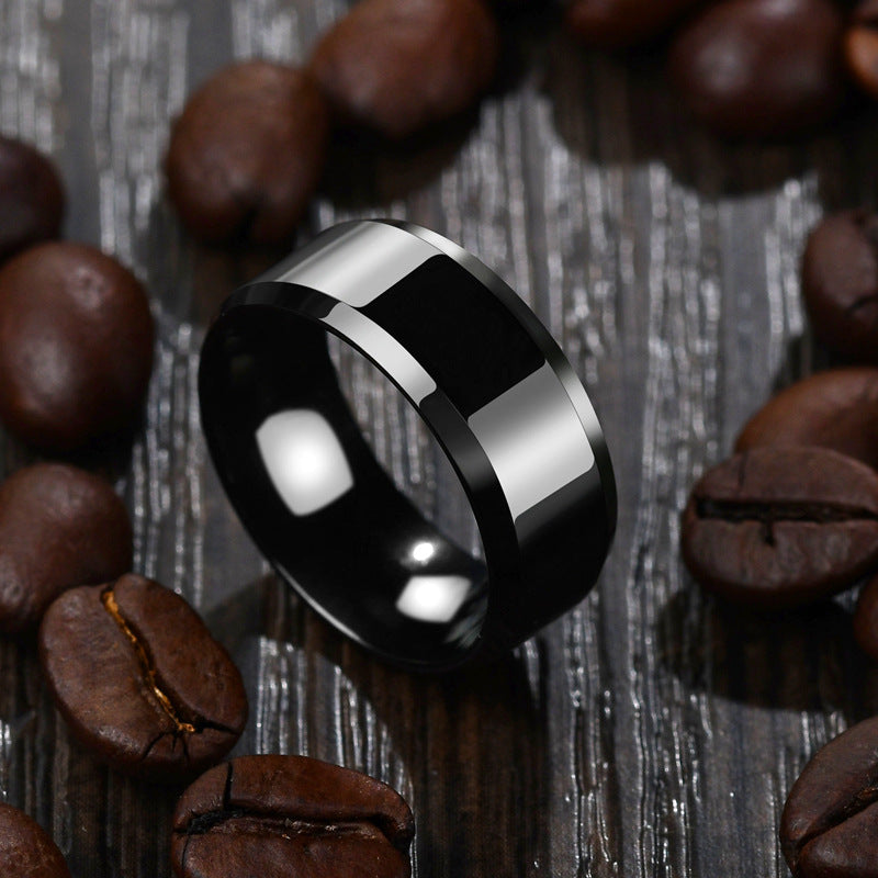 Women's & Men's Simple Style Personality Finger Stainless Steel Rings