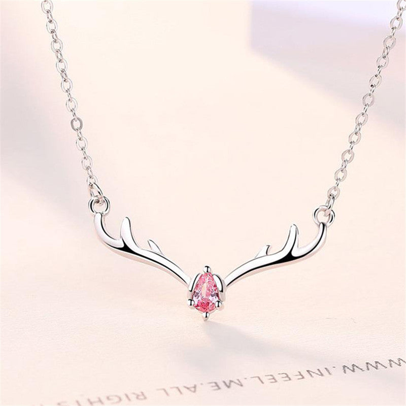 Has You Antlers Female Fashion Clavicle Chain Simple Necklaces