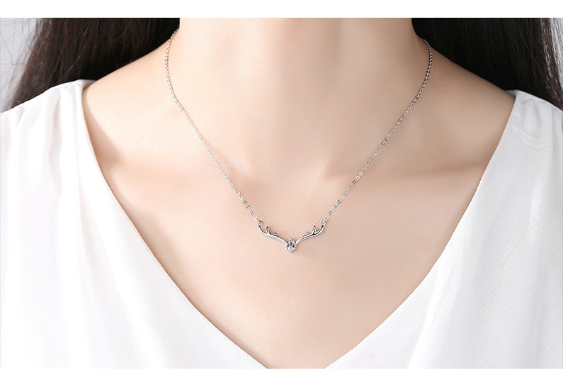 Has You Antlers Female Fashion Clavicle Chain Simple Necklaces