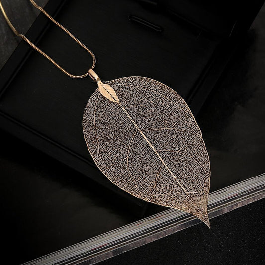 Specimen Gold Plated Long Personality Simple Necklaces