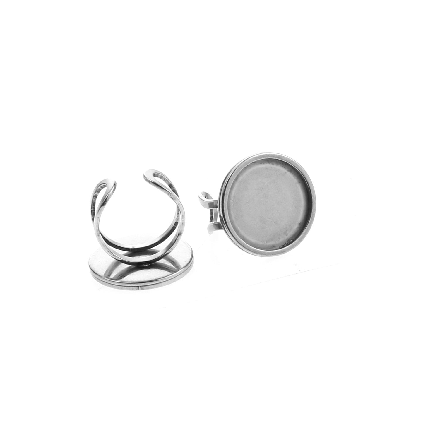 Stainless Steel Adjustable Round Tray Square Ring