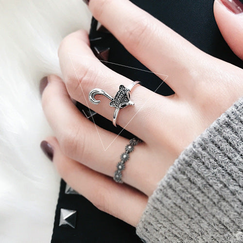 Women's & Men's Roman Digital Fashion Open Versatile Personality Rings