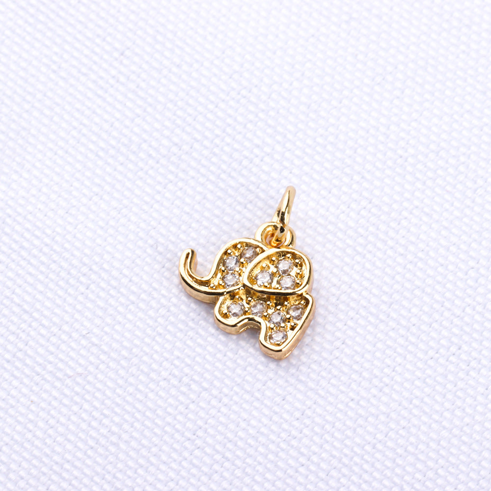 Handmade Five-pointed Star Female Micro Inlaid Zircon Electroplated Brass Necklace