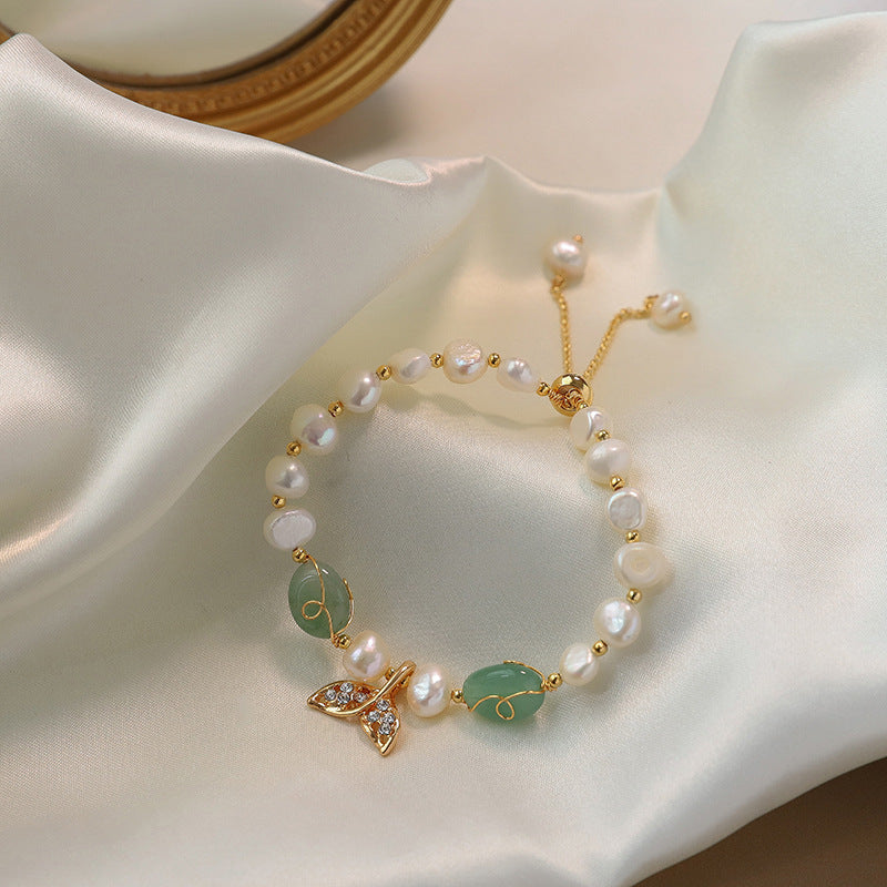 Fashion Baroque Pearl French Female Design Korean Bracelets