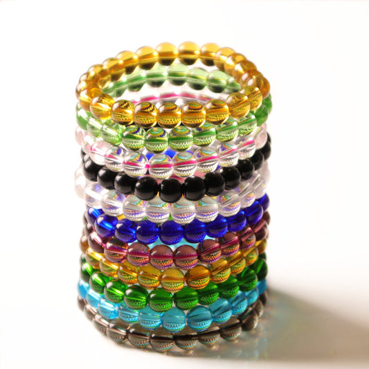 Crystal Small Fresh Simple Glass Beads Bracelets