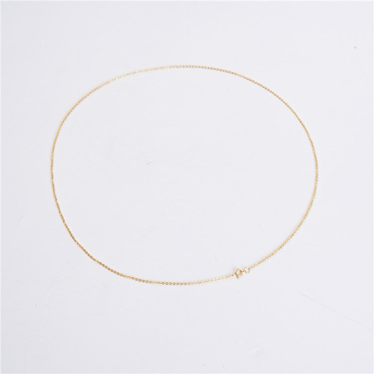 Women's Elastic Buckle Cross Chain Short Clavicle Necklaces