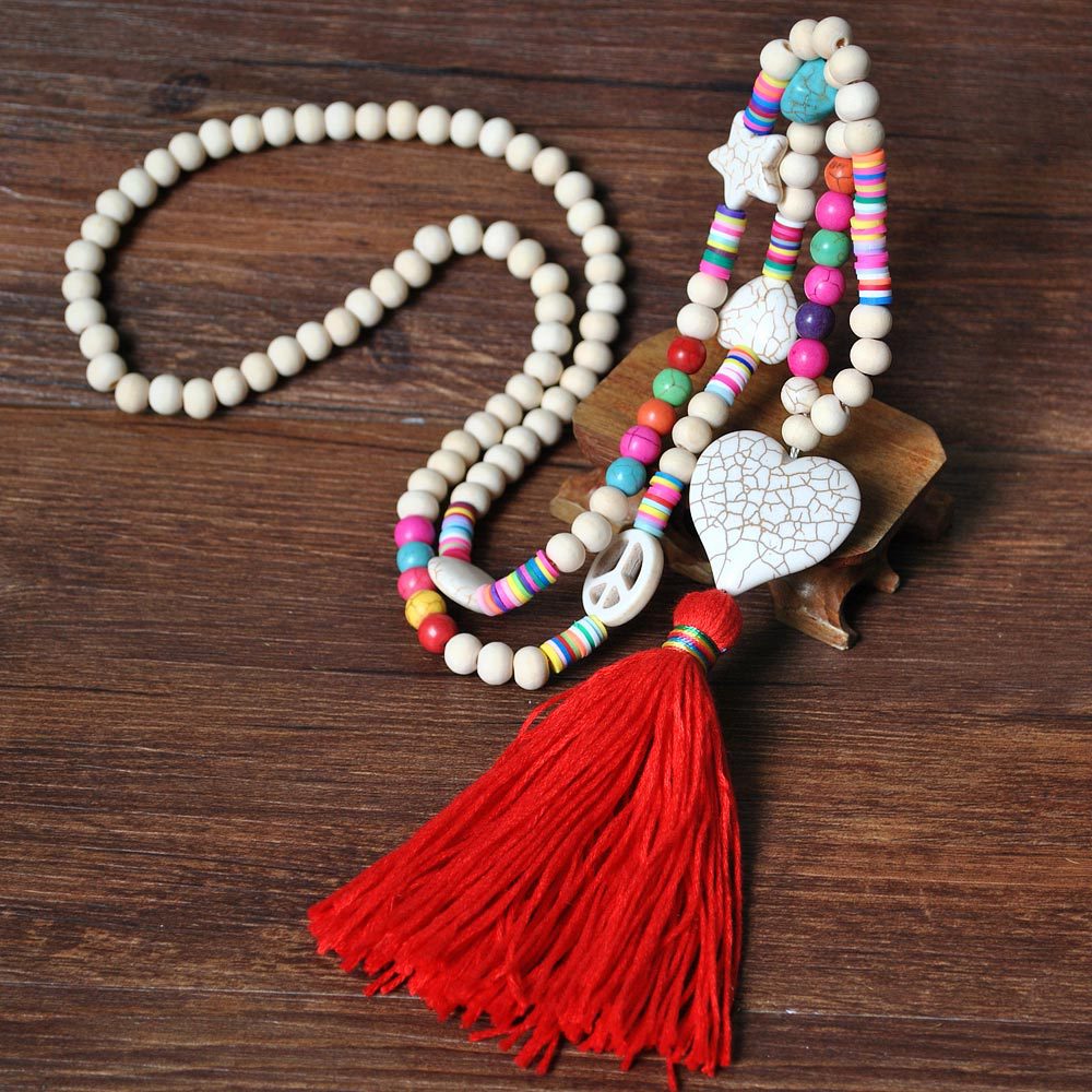 Style Ornament Accessories Tassel Sweater Chain Necklaces