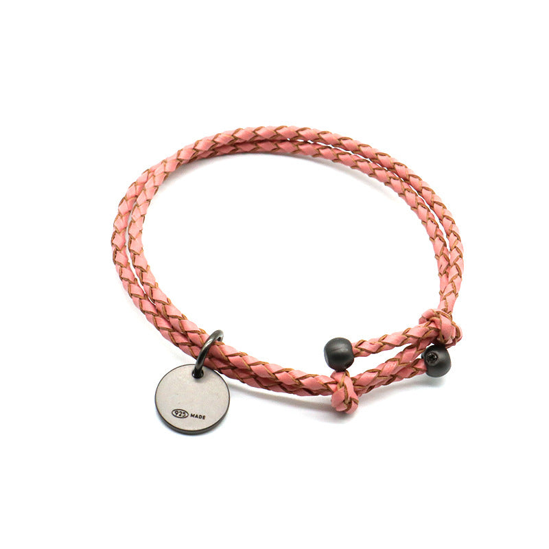 Women's & Men's Sheepskin Woven Can Also Be Used Bracelets