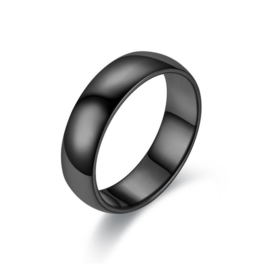 Plate Titanium Steel Korean Style Stainless Rings