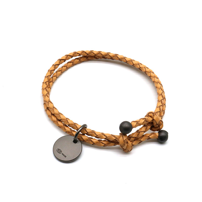 Women's & Men's Sheepskin Woven Can Also Be Used Bracelets