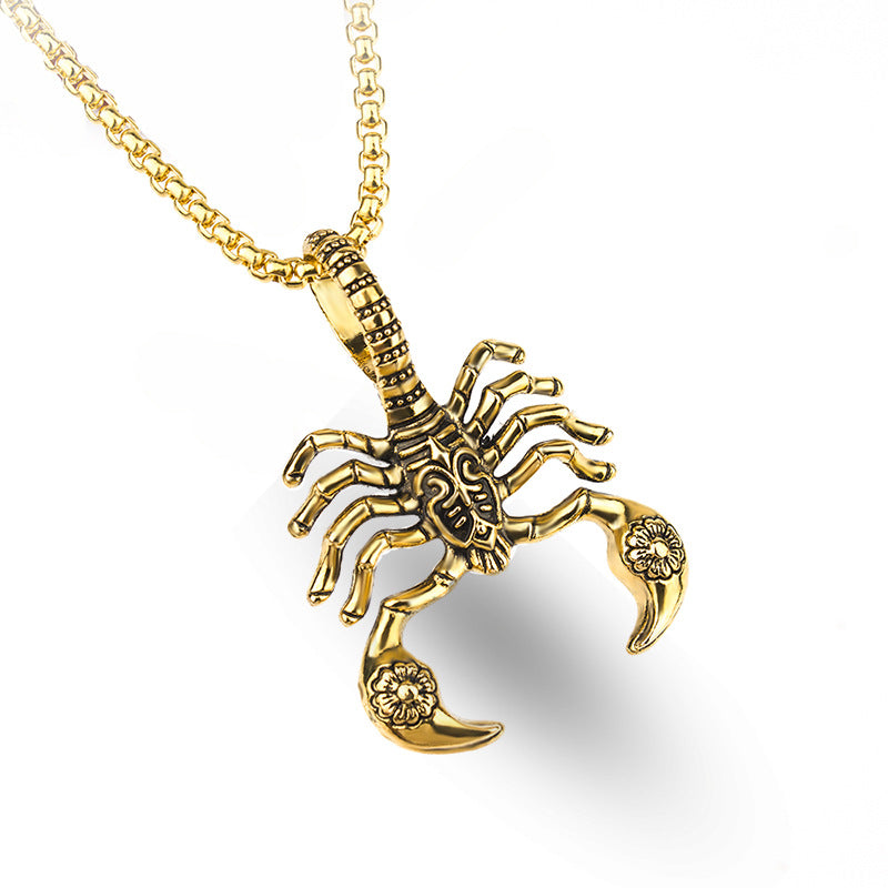Women's & Men's Korean Jewelry Retro Scorpion King Clavicle Necklaces