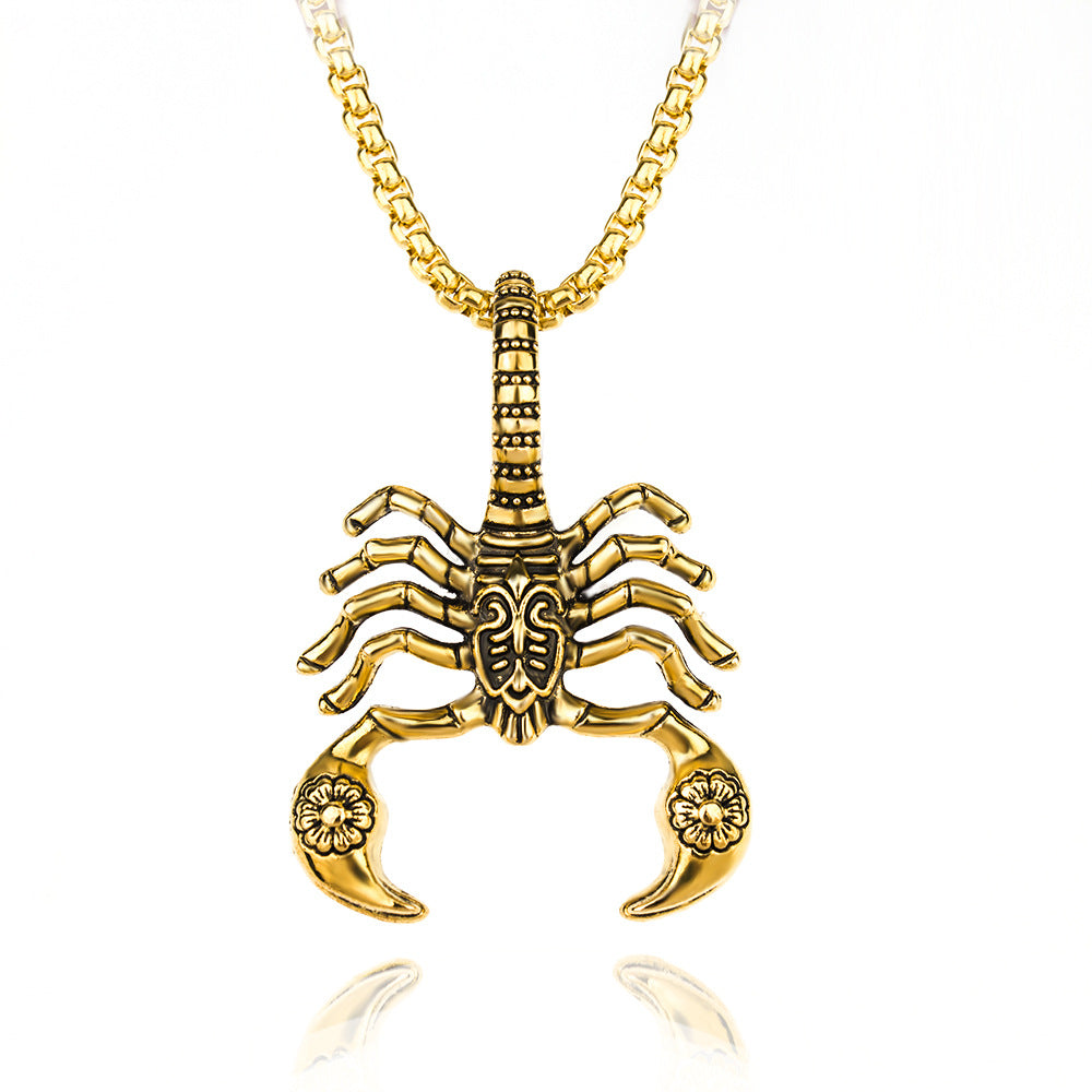 Women's & Men's Korean Jewelry Retro Scorpion King Clavicle Necklaces