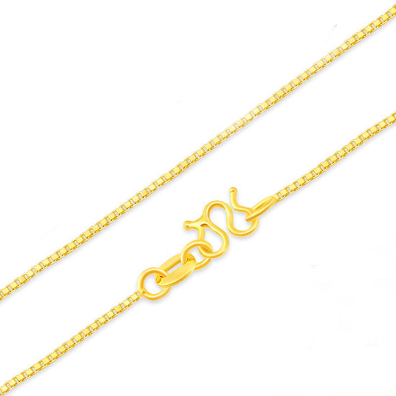 Women's Vietnam Placer Gold No Color Fading Necklaces