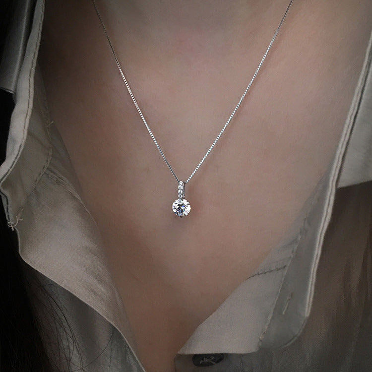 Women's Water Drop Simple Clavicle Chain Temperament Necklaces