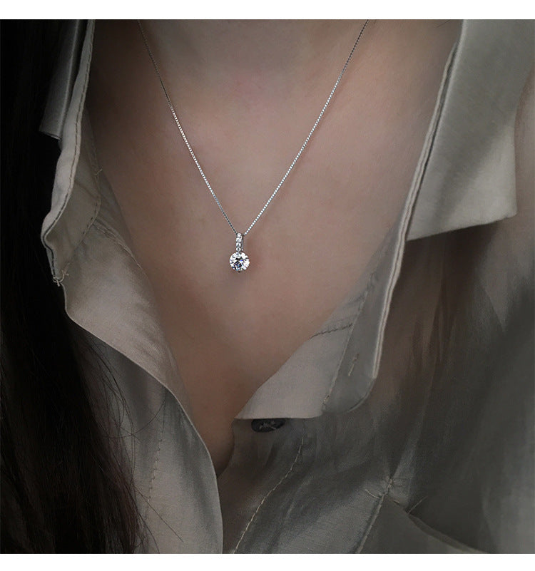 Women's Water Drop Simple Clavicle Chain Temperament Necklaces