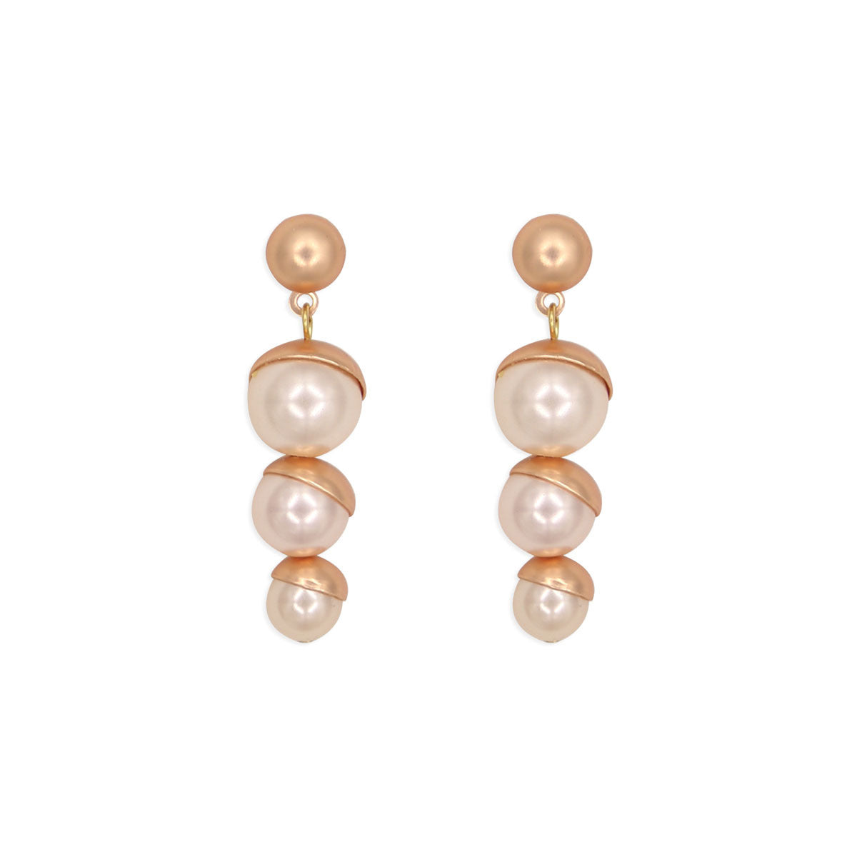 Women's Optional Trendy Copper Pearl Neck Exaggerated Necklace