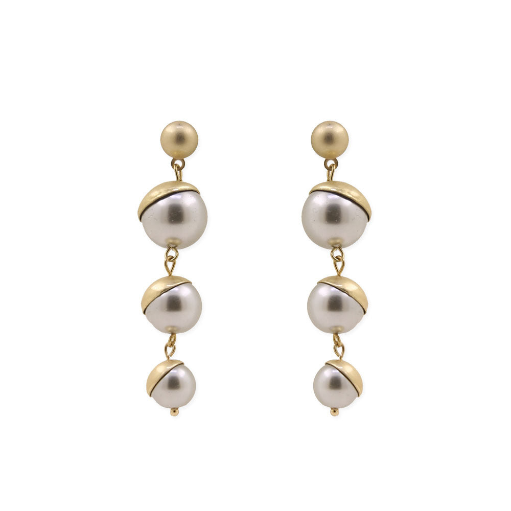 Women's Optional Trendy Copper Pearl Neck Exaggerated Necklace