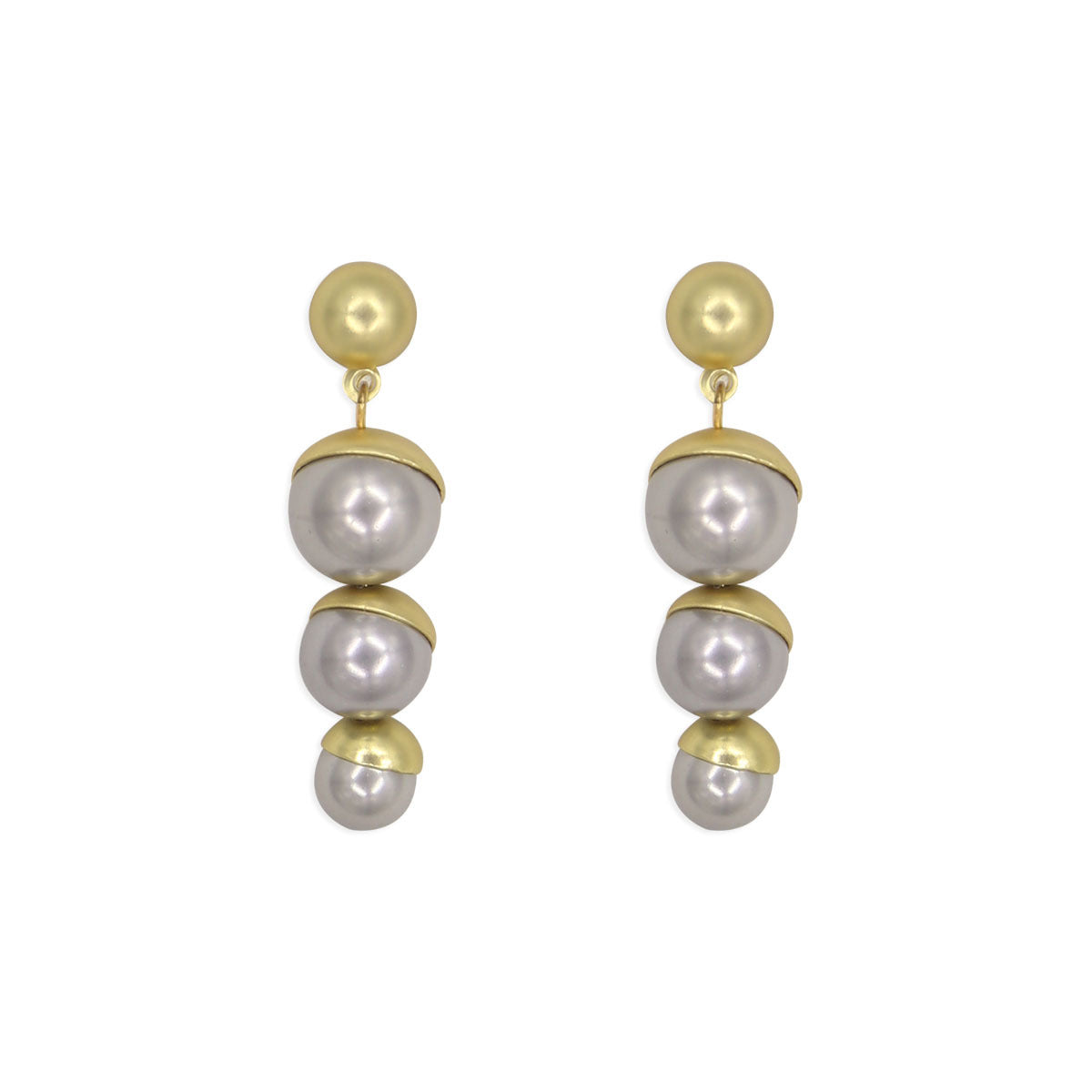 Women's Optional Trendy Copper Pearl Neck Exaggerated Necklace