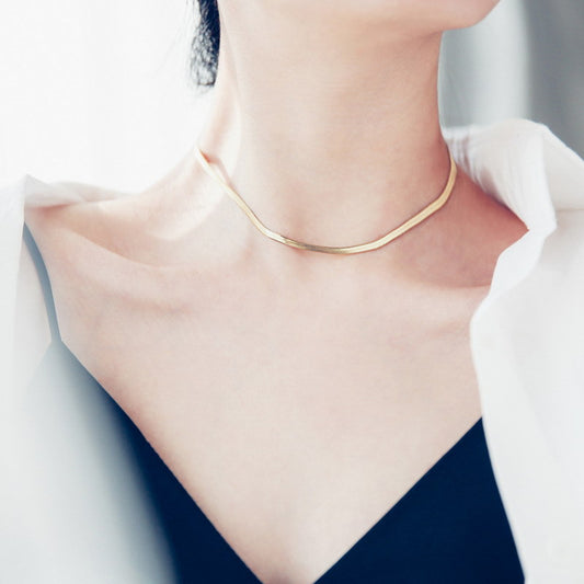 Women's Style Pure Snake Bones Chain For Necklaces
