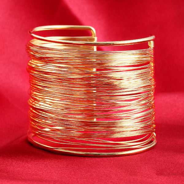 Trend Retro Hand Strap Exaggerated Punk Bracelet