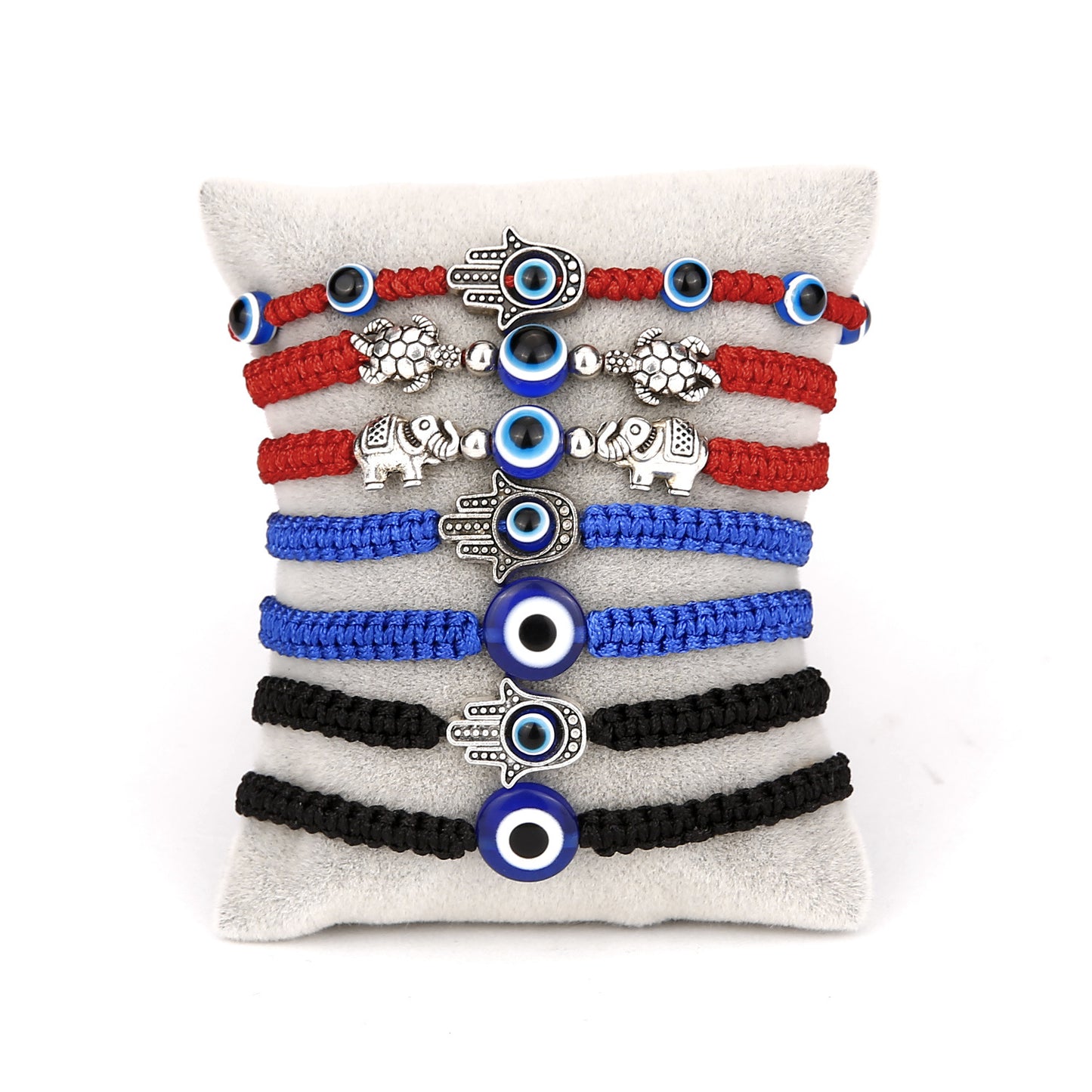 Women's Blue Eyes Fashion Simple Palm Chain Artistic Adjustable Carrying Bracelet