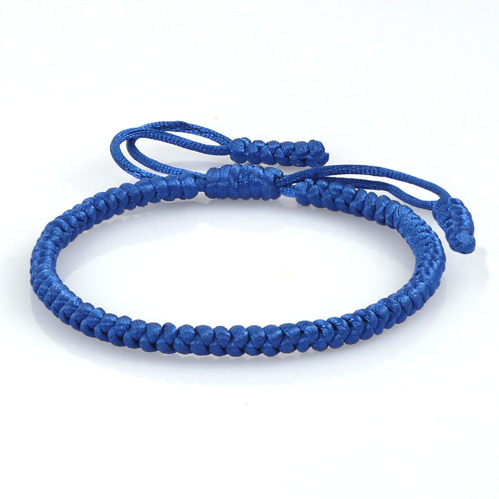 Women's & Men's Vintage Silk Carrying Strap Blessing Knot Wrist Diamond Bracelets