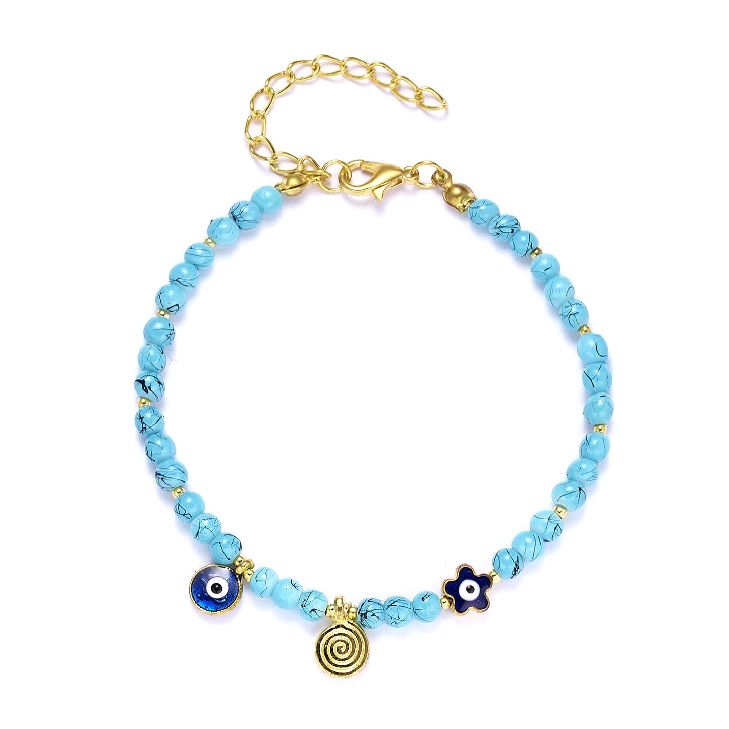 Blue Eyes Beaded Evil Eye Fashion Bracelets