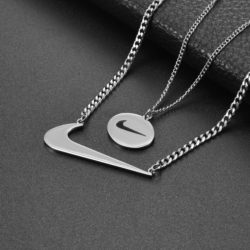 Personalized Hip Hop Fashion Hook Round Necklaces