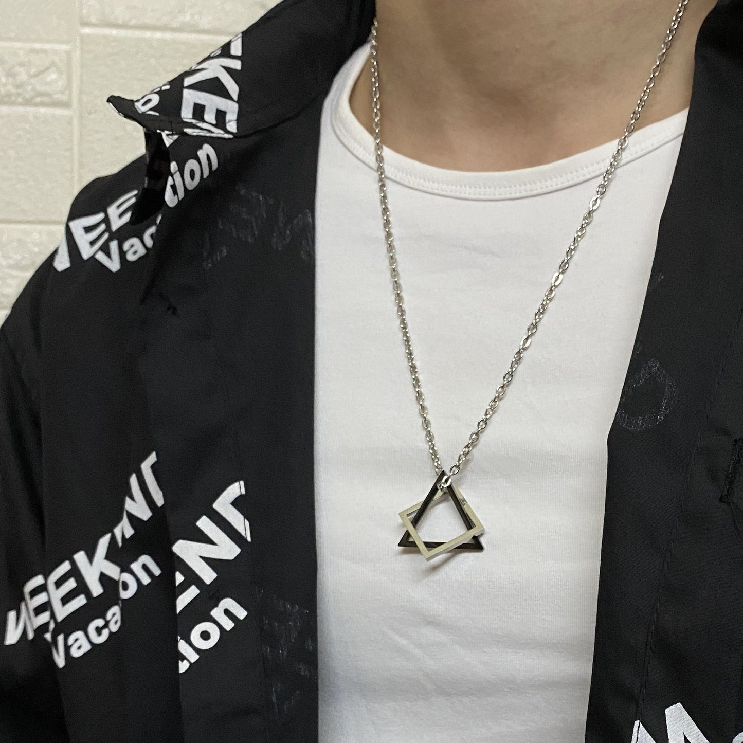 Women's & Men's Cold Hip Hop Simple Fashion Creative Geometric Necklaces