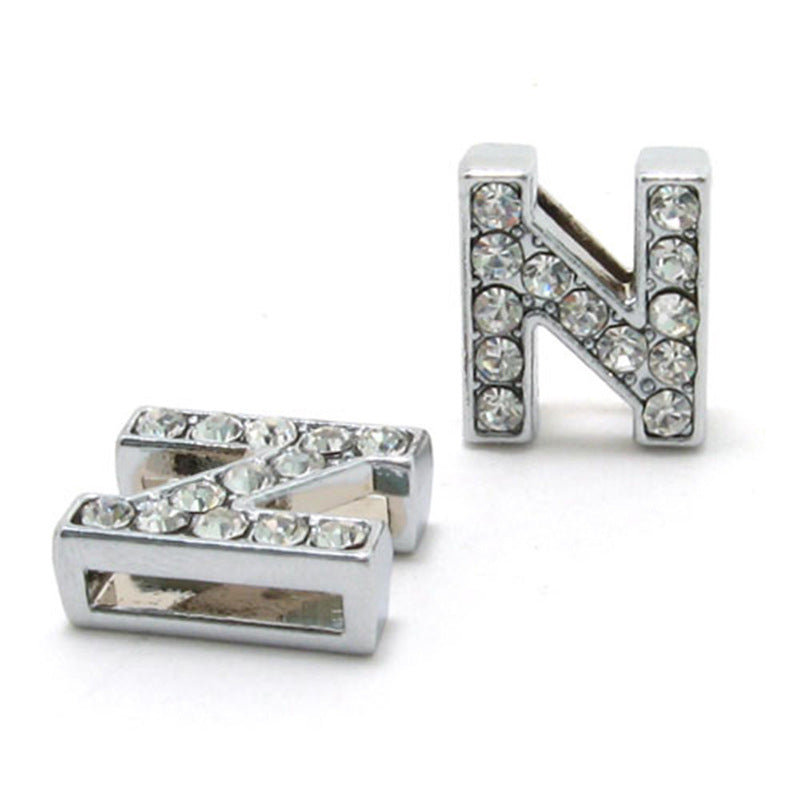 Letter Rhinestone Letters Diamond Accessories Jewellery Bracelets