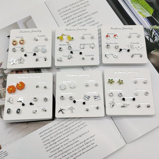 Style Small Ear Female Simple Compact Earrings