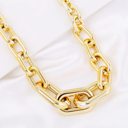 Hip Hop Simple Exaggerated Vintage Plastic Necklaces