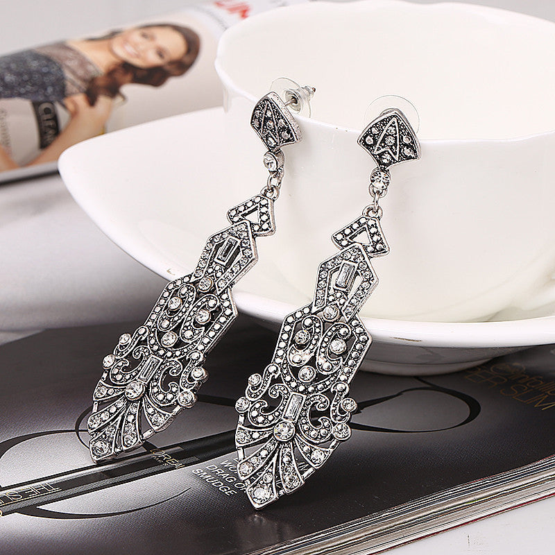 Women's Exaggerated Personalized Long Water Drop Ear Earrings