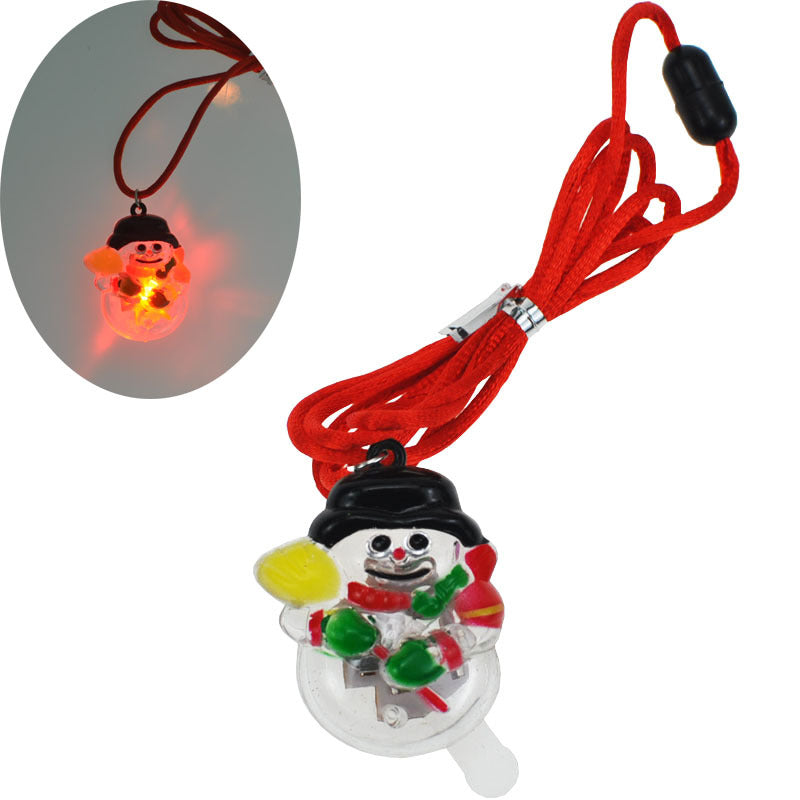 Claus Luminous Red Rope Ceramic Mantra Compass Little Fat Necklaces
