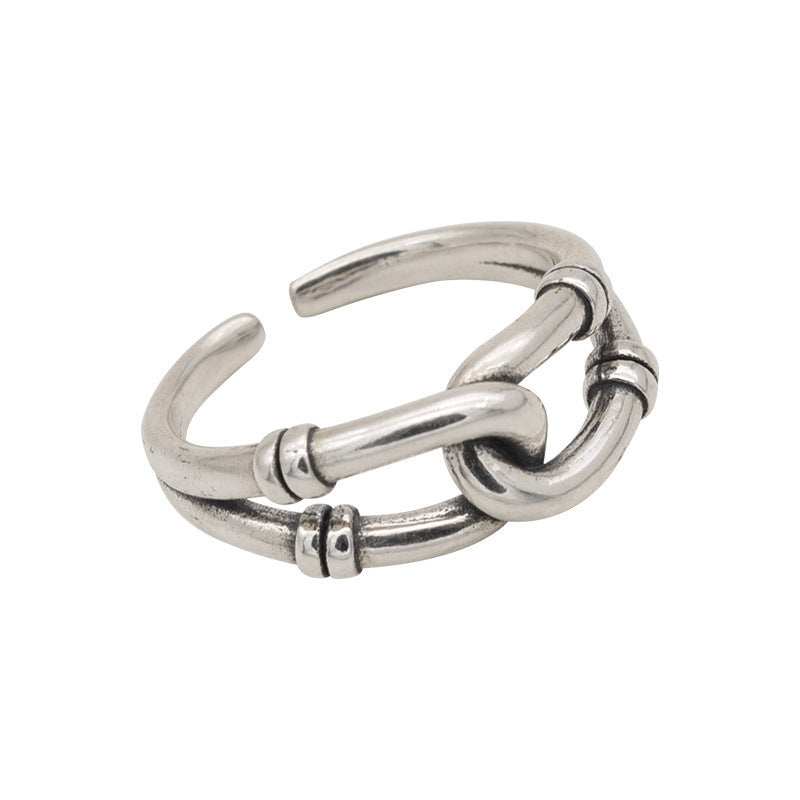 Ornament Vintage Female Cold Chain Simple Rings