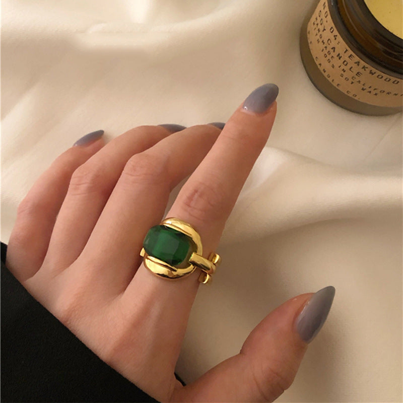 Korean Light Luxury Minority Design Open Rings