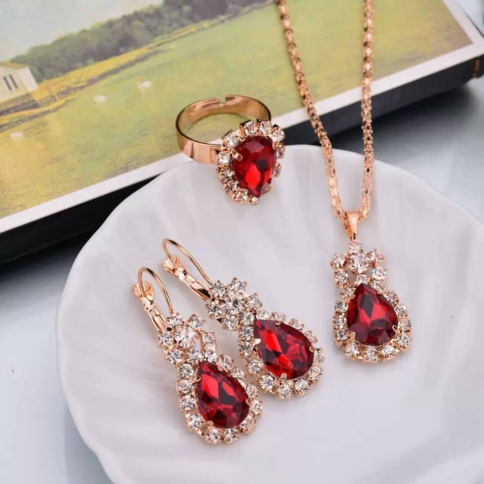 Jewelry Set Fashion Bridal Decoration Color Necklaces