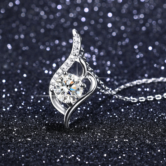 Broadcast Water Drops Angel Karat Simulation Necklaces