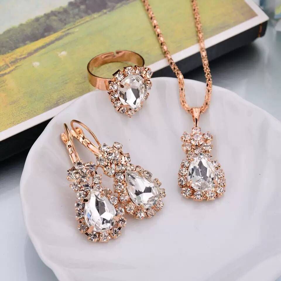 Jewelry Set Fashion Bridal Decoration Color Necklaces